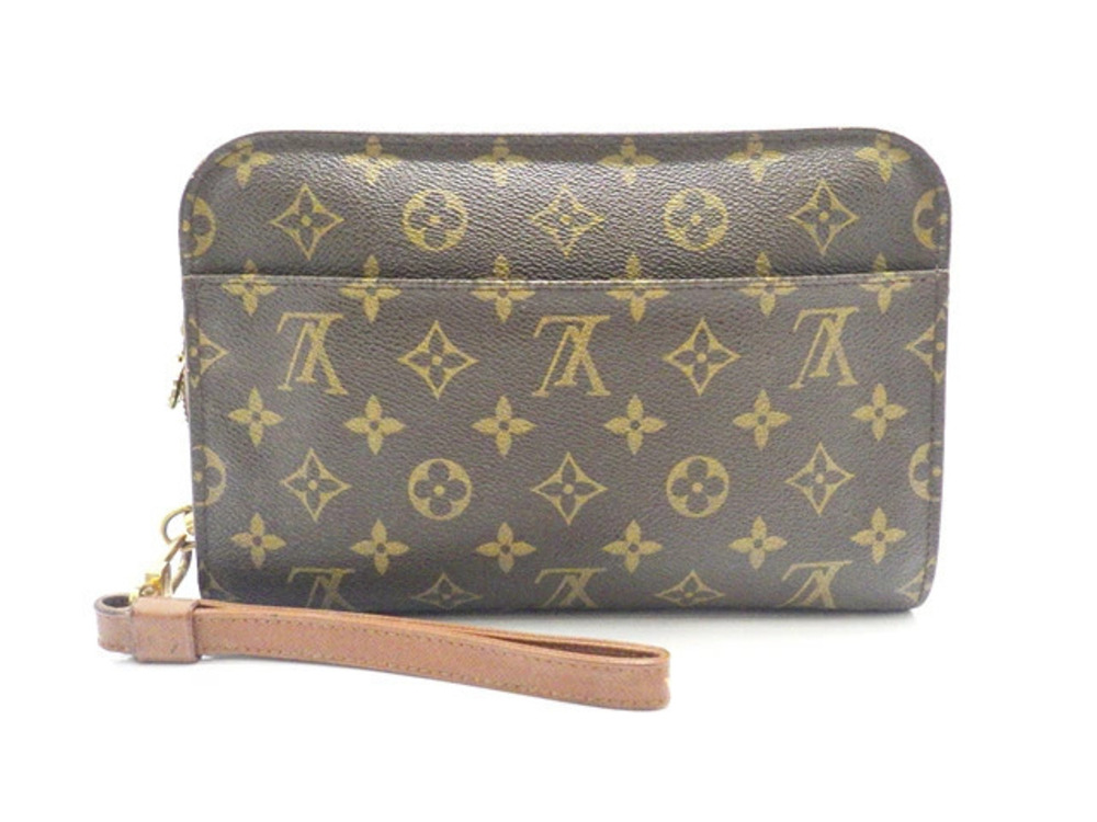 LOUIS VUITTON Orsay Pouch Clutch handle Monogram